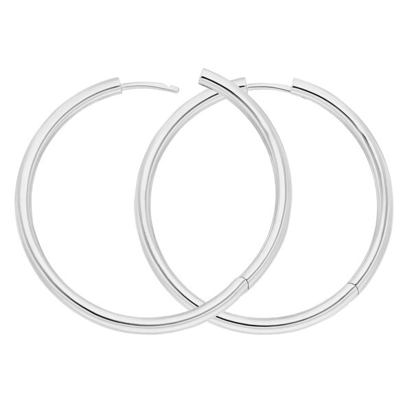 Klappcreolen Basic BOLD, 40 mm, 925 Sterlingsilber Bild 5