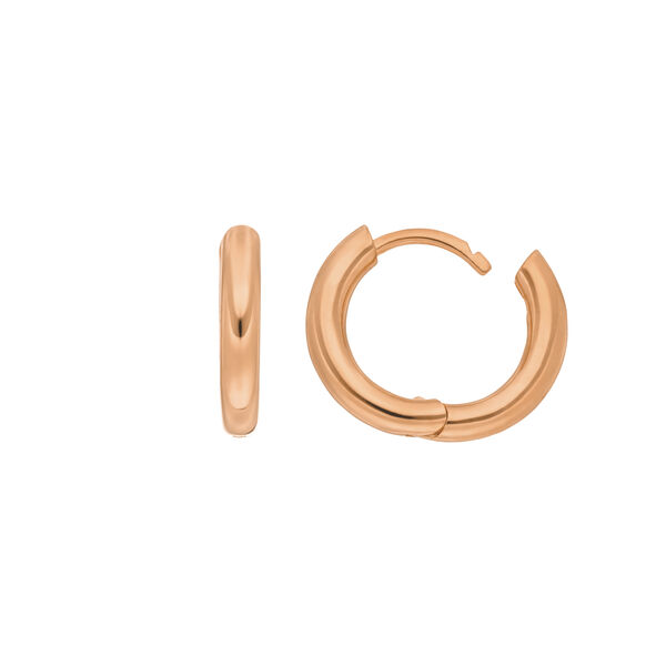 Klappcreolen Basic BOLD, 15 mm, 18 K Rosegold vergoldet Bild 4