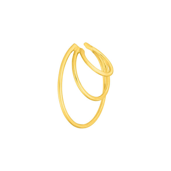 Earcuff Triple Ring, 18 K Gelbgold vergoldet Bild 2