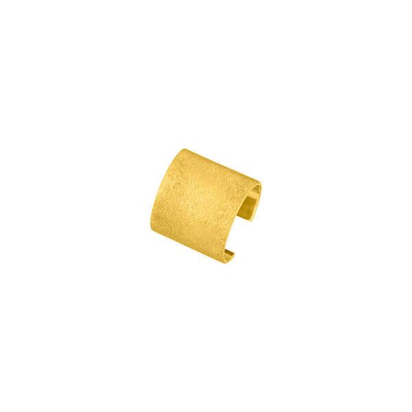 Earcuff Matt, 10mm, 18 K Gelbgold vergoldet Bild 3