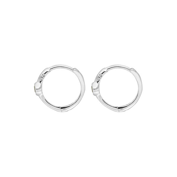 Creole One Gem, Blauer Topas, 925 Sterlingsilber Bild 3