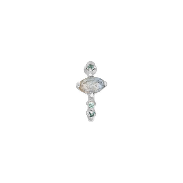 Silber Earcuff Gorgeous Gems, Labradorit Bild 2