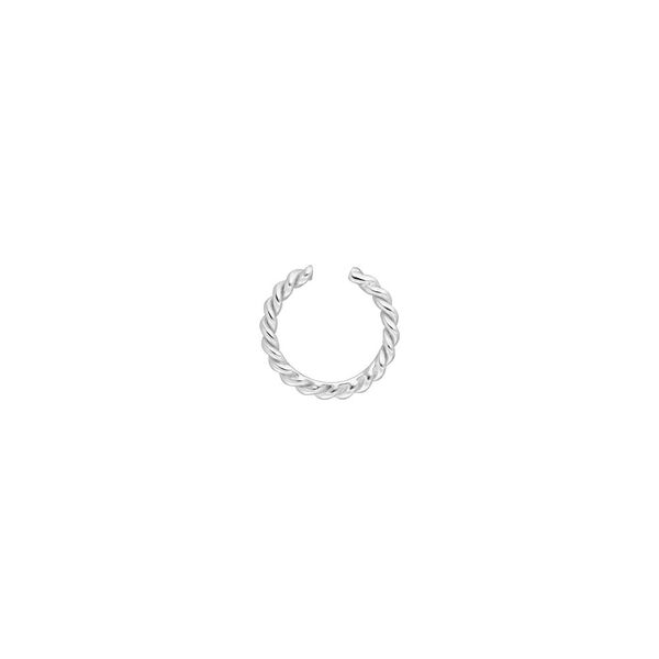 Earcuff Rope, 10 mm, 925 Sterlingsilber Bild 2