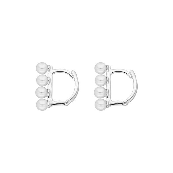 Mini-Klappcreole Pearls, 925 Sterlingsilber Bild 4