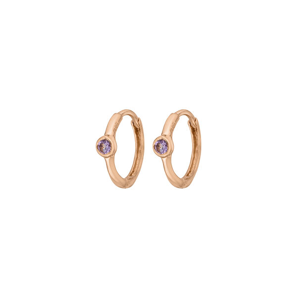 Creole One Gem, Amethyst, 18 K Rosegold vergoldet Bild 2