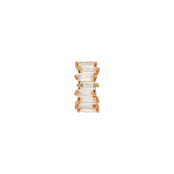 Silber Earcuff, ICE CUBE, Rosegold Bild 2