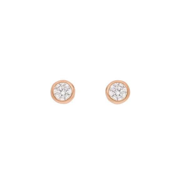 Ohrstecker Pure, 18 K Rosegold vergoldet Bild 2