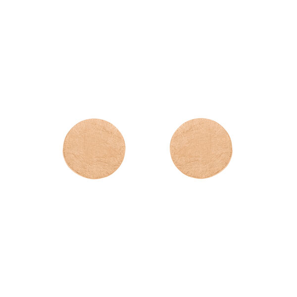 Ohrstecker Plttchen, klein, 18 K Rosegold vergoldet Bild 2