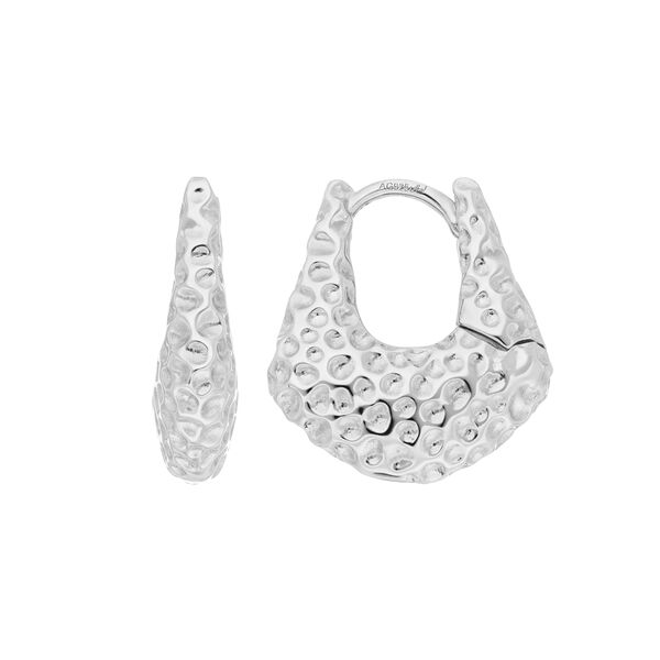 Creolen BOLD Dots, 925 Sterlingsilber Bild 3