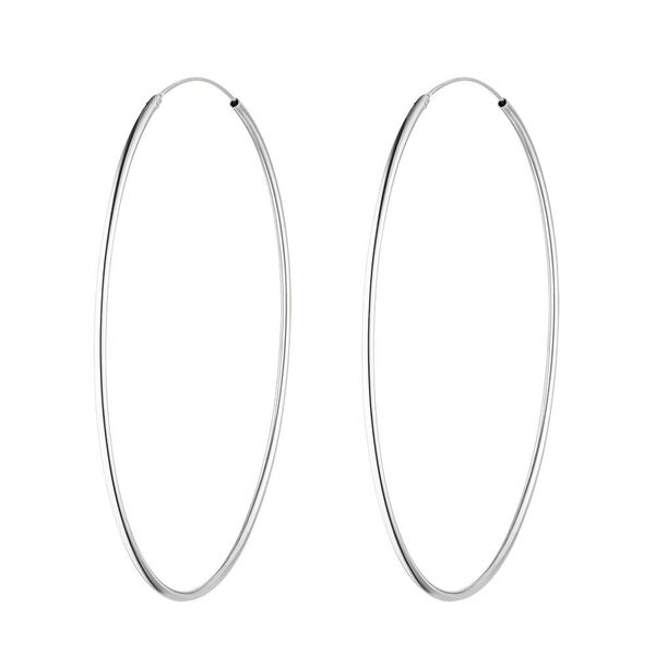 Creolen Pure, 70mm, 925 Sterlingsilber Bild 3