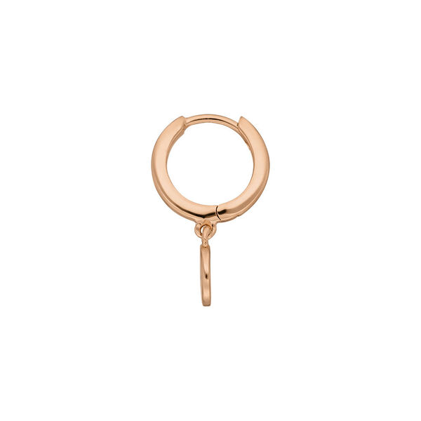 Single Creole PLATELET, 18 K Rosegold vergoldet Bild 3