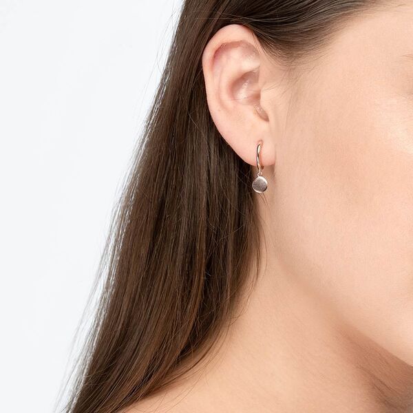 Single Creole PLATELET, 18 K Rosegold vergoldet Bild 2