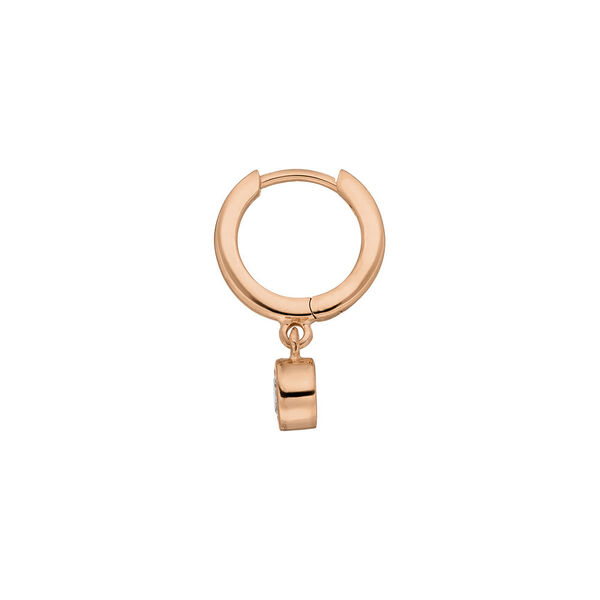 Single Creole PURE, 18 K Rosegold vergoldet Bild 3