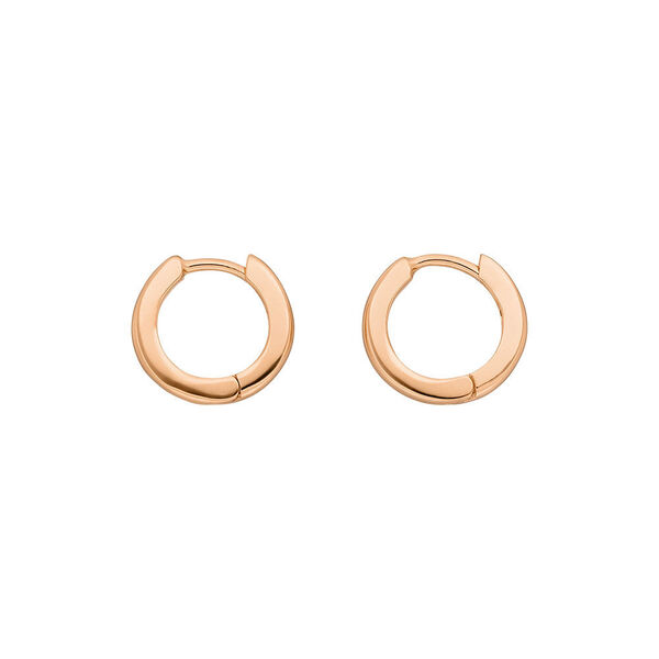 Mini-Klappcreolen, 18 K Rosegold vergoldet Bild 2