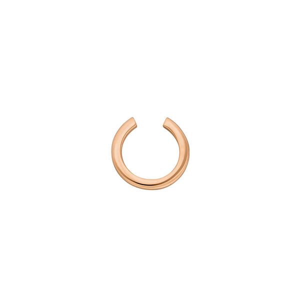 Earcuff Basic, 10 mm, 18 K Rosegold vergoldet Bild 2
