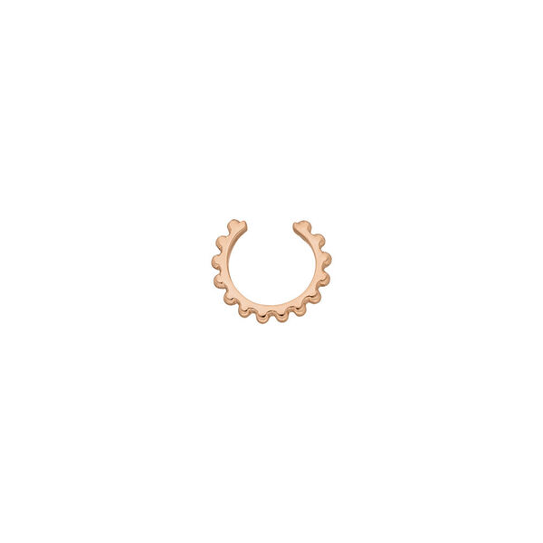 Earcuff Bubbles, 10 mm, 18 K Rosegold vergoldet Bild 2