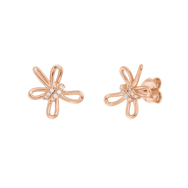 Ohrstecker Blossom, klein, 18 K Rosegold vergoldet Bild 2