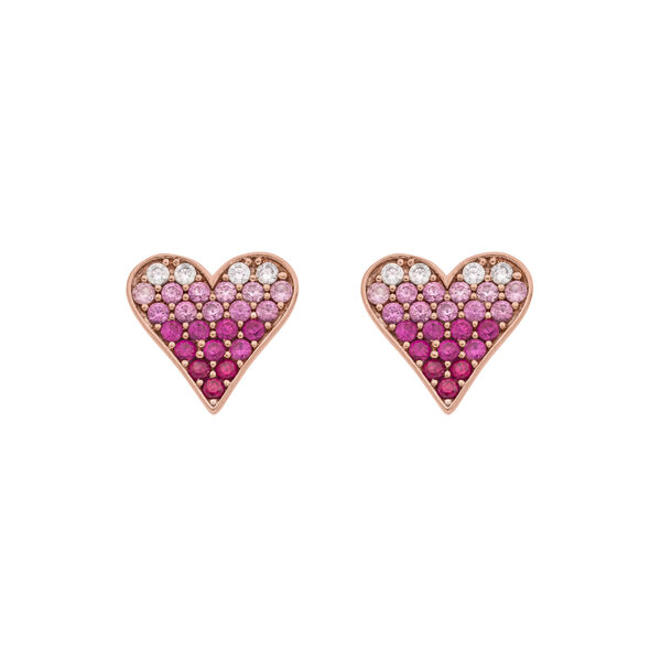 Ohrstecker Pink Valentine, 18 K Rosegold vergoldet Bild 3