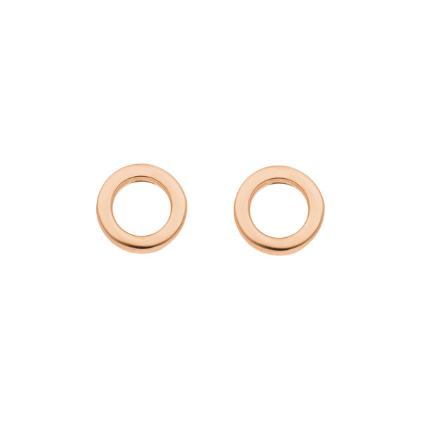 Ohrstecker MINI Circle, 18 K Rosegold vergoldet Bild 2