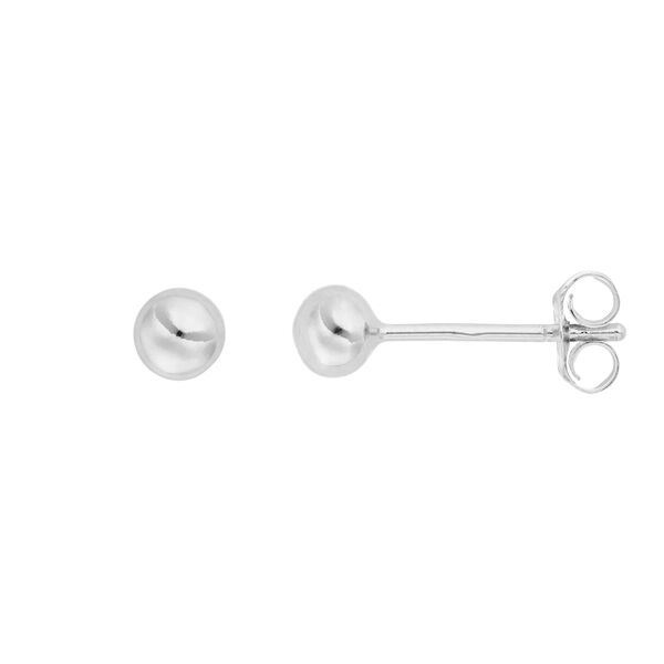 Kugelstecker Small, 4 mm, 925 Sterlingsilber Bild 2