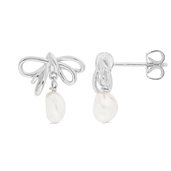 Ohrstecker PEARL BOW, 925 Sterlingsilber Bild 3