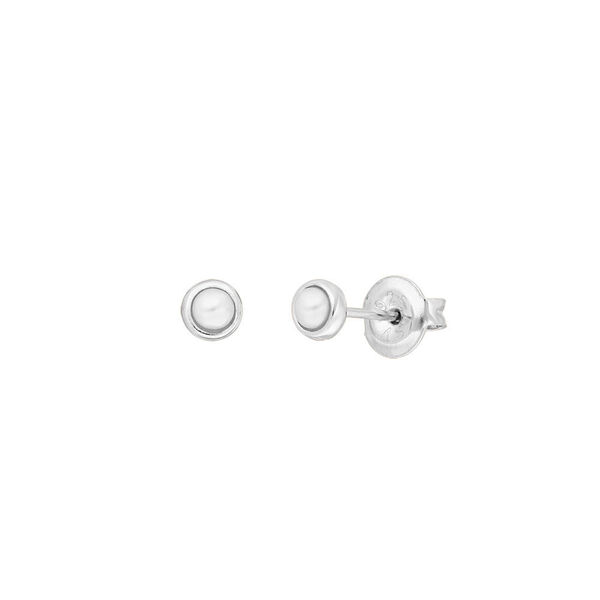 Ohrstecker Pure Perle, 3mm, 925 Sterlingsilber Bild 2