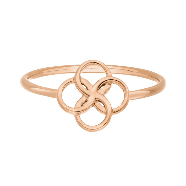 Ring Clover Charm, 18 K Rosegold vergoldet Bild 2