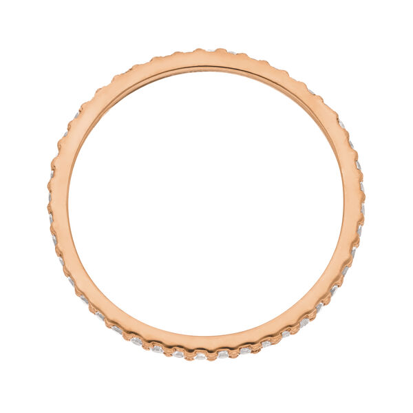 Memoryring, 18 K Rosegold vergoldet, Gre 50 