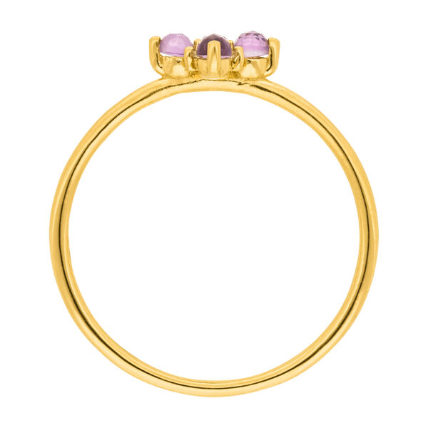 Ring BLOOM, Amethyst/Rhodolith, 18 Karat Gelbgold vergoldet Bild 4