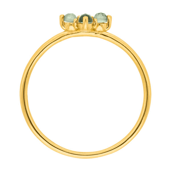Ring BLOOM, Labradorit/Aventurin, 18 Karat Gelbgold vergoldet Bild 4