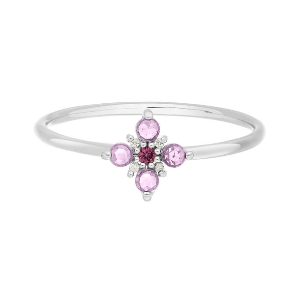 Ring BLOOM, Amethyst/Rhodolith, 925 Sterlingsilber Bild 3