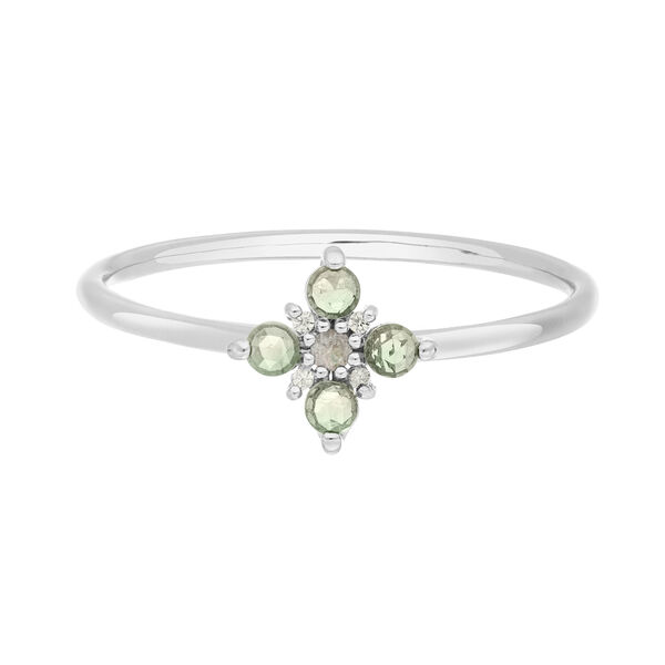 Ring BLOOM, Labradorit/Aventurin, 925 Sterlingsilber Bild 3