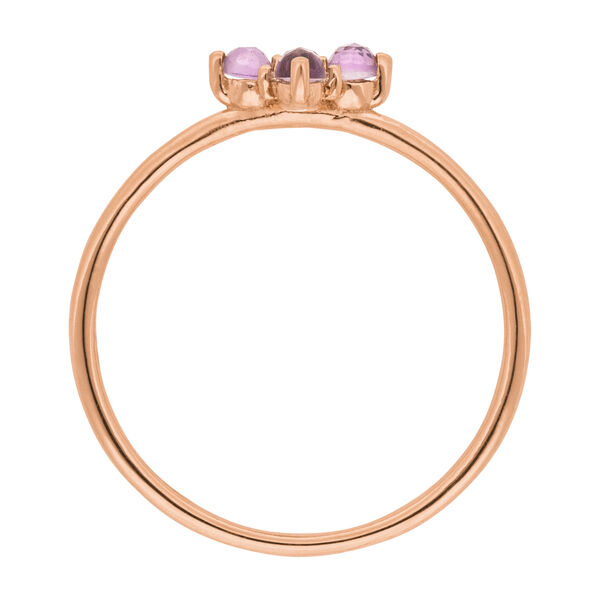 Ring BLOOM, Amethyst/Rhodolith, 18 Karat Rosegold vergoldet Bild 4