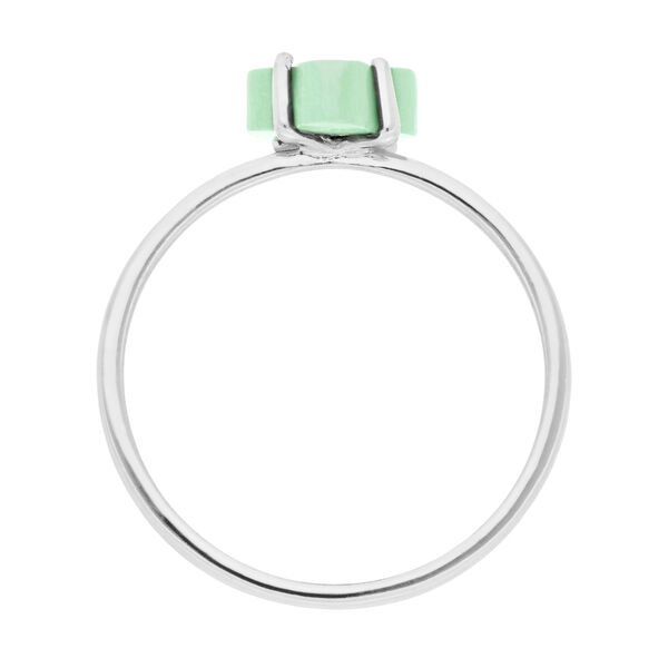 Ring Clover Gem, Amazonit, 925 Sterlingsilber Bild 2