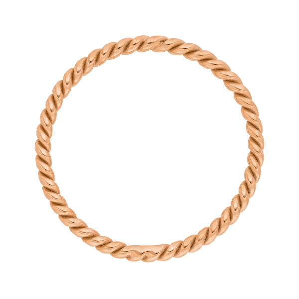 Twist Ring, 18 K Rosegold vergoldet Bild 2