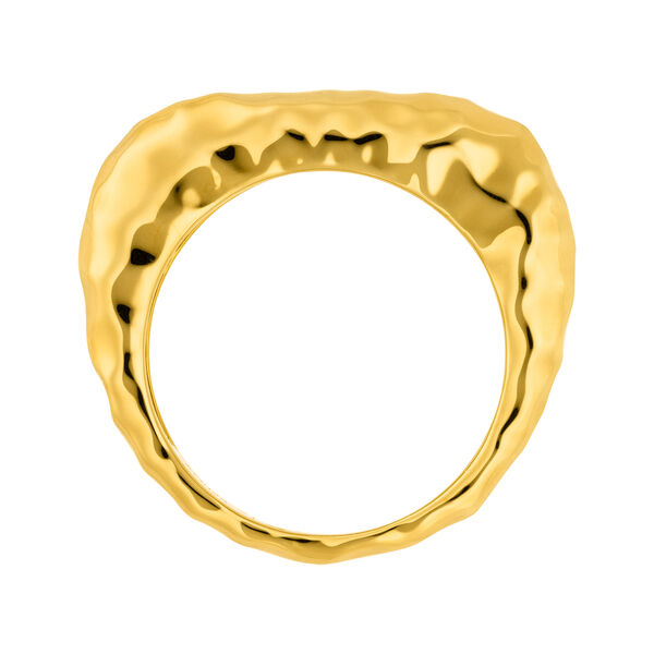 Ring BOLD Hammered, 18 Karat Gelbgold vergoldet Bild 3