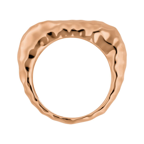 Ring BOLD Hammered, 18 Karat Rosegold vergoldet Bild 3