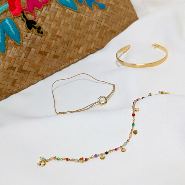 Bracelet Mix Garden Party, 18 K Gelbgold vergoldet Bild 3