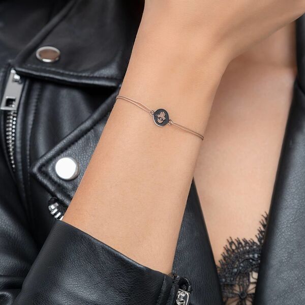 Freundschaftsarmband Hand der Fatima, 14 Karat Weigold Bild 2