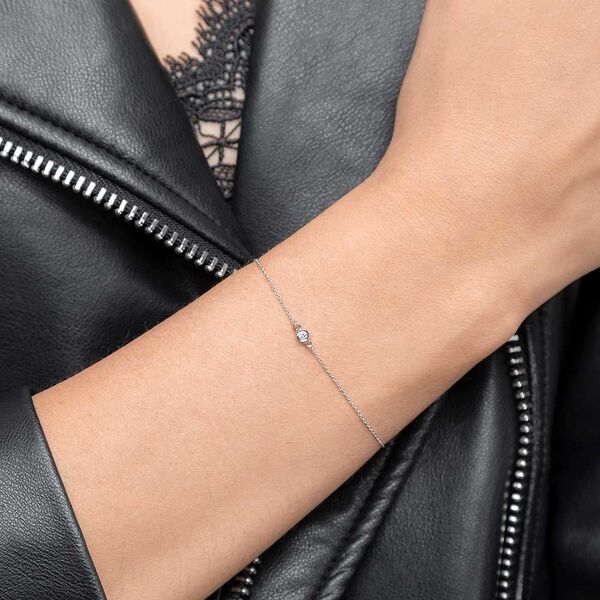 Armkette MY FIRST DIAMOND, 14 Karat Weigold Bild 2