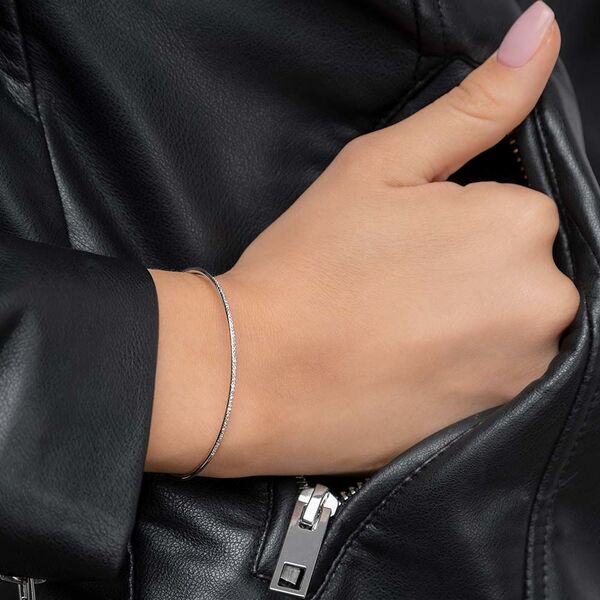 Armreif Circle mit Diamanten, 18 Karat Weigold Bild 2